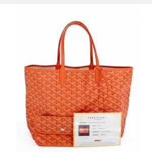 GOYARD ST. LOUIS PM TOTE HANDBAG W/ POUCH - ORANGE
SALE PRICE$2,200.00